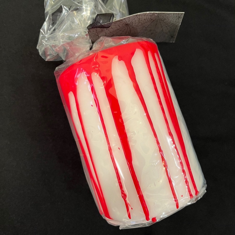 Place & Time "Candle Pillar in Bleeding Unscented" NWT